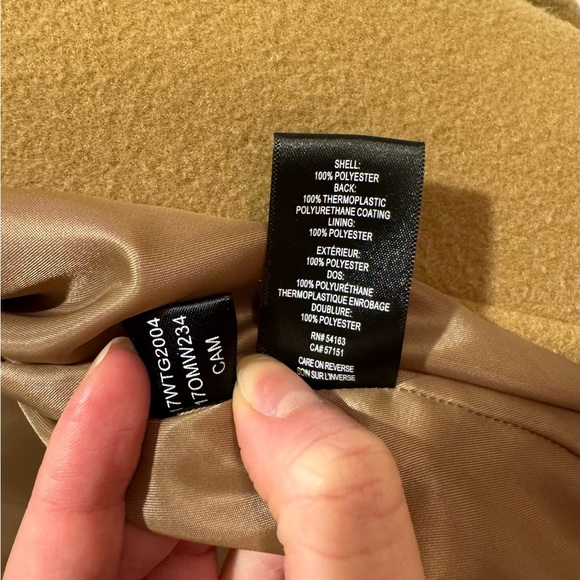 Kenneth Cole Camel Colored Coat/Jacket Size M - Picture 10 of 11